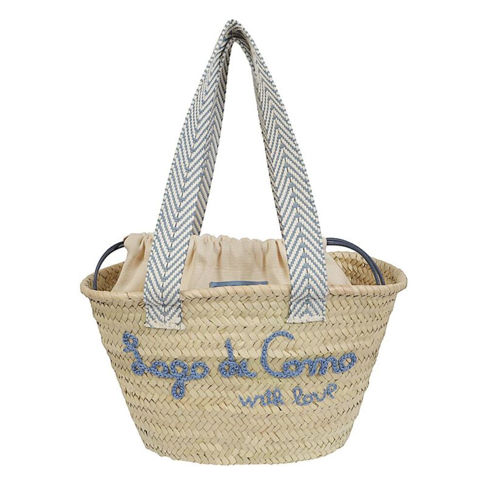 Catarzi 1910 Women Lago Di Como With Love Rafia Tote